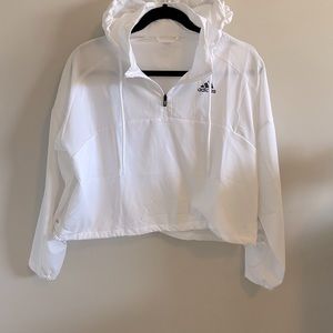 Adidas Wind Jacket, white/black